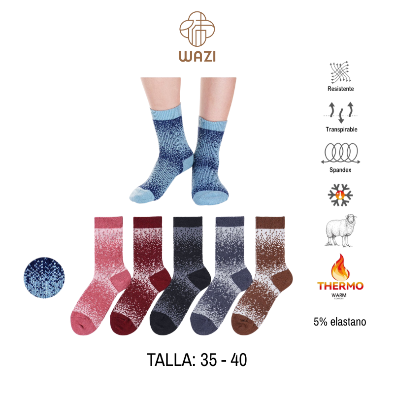 Calcetines de Lana y Cachemira Mujer