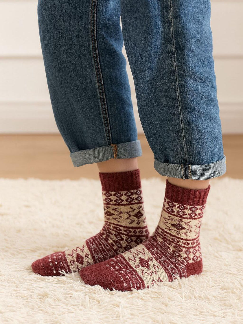 Calcetines de Lana y Cachemira Mujer