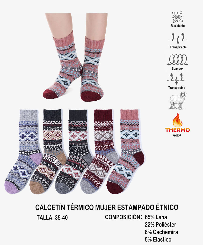 Calcetines de Lana y Cachemira Mujer