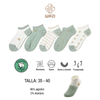 Calcetines Tobilleros Mujer Estampados