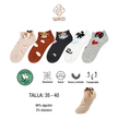 Calcetines Tobilleros Mujer Estampados