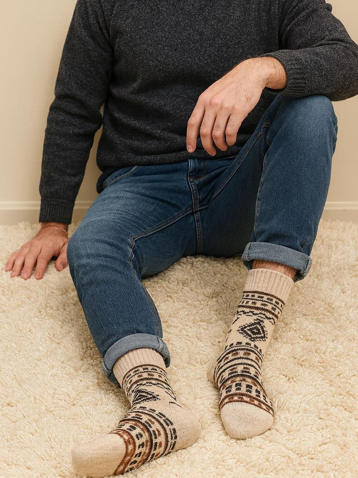 Calcetines de Lana y Cachemira Hombre