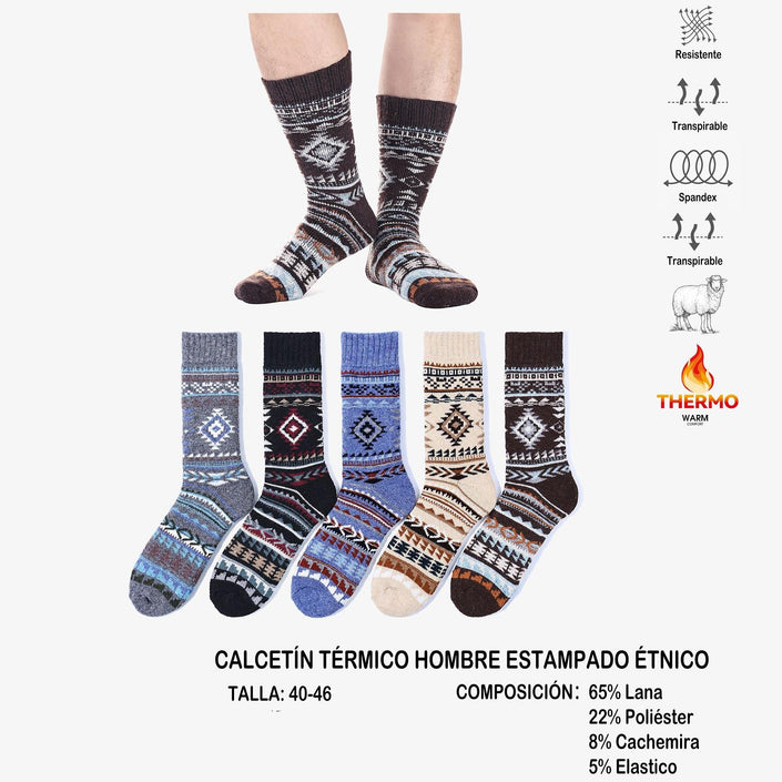 Calcetines de Lana y Cachemira Hombre