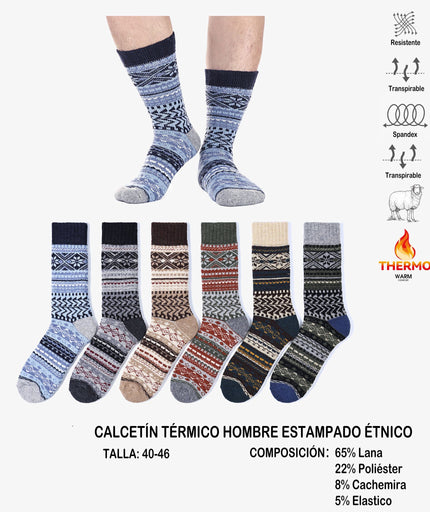 Calcetines de Lana y Cachemira Hombre