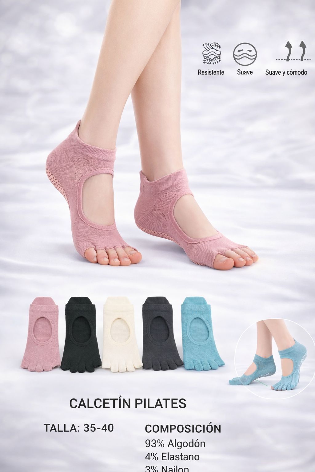 Calcetines Pilates Mujer