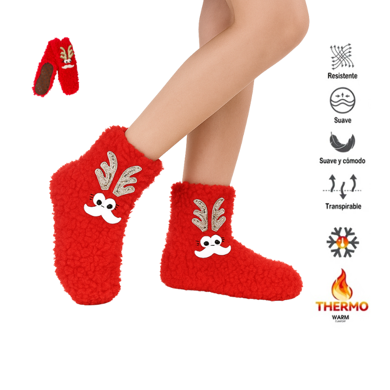 Calcetines Antideslizantes Térmicos Navidad