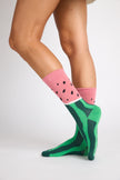Calcetines antibacterianos estampados de Sandía