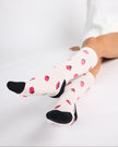 Calcetines antibacterianos estampados de fresa