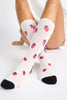 Calcetines antibacterianos estampados de fresa