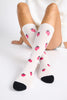 Calcetines antibacterianos estampados de fresa