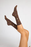 Calcetines antibacterianos estampado de plátano