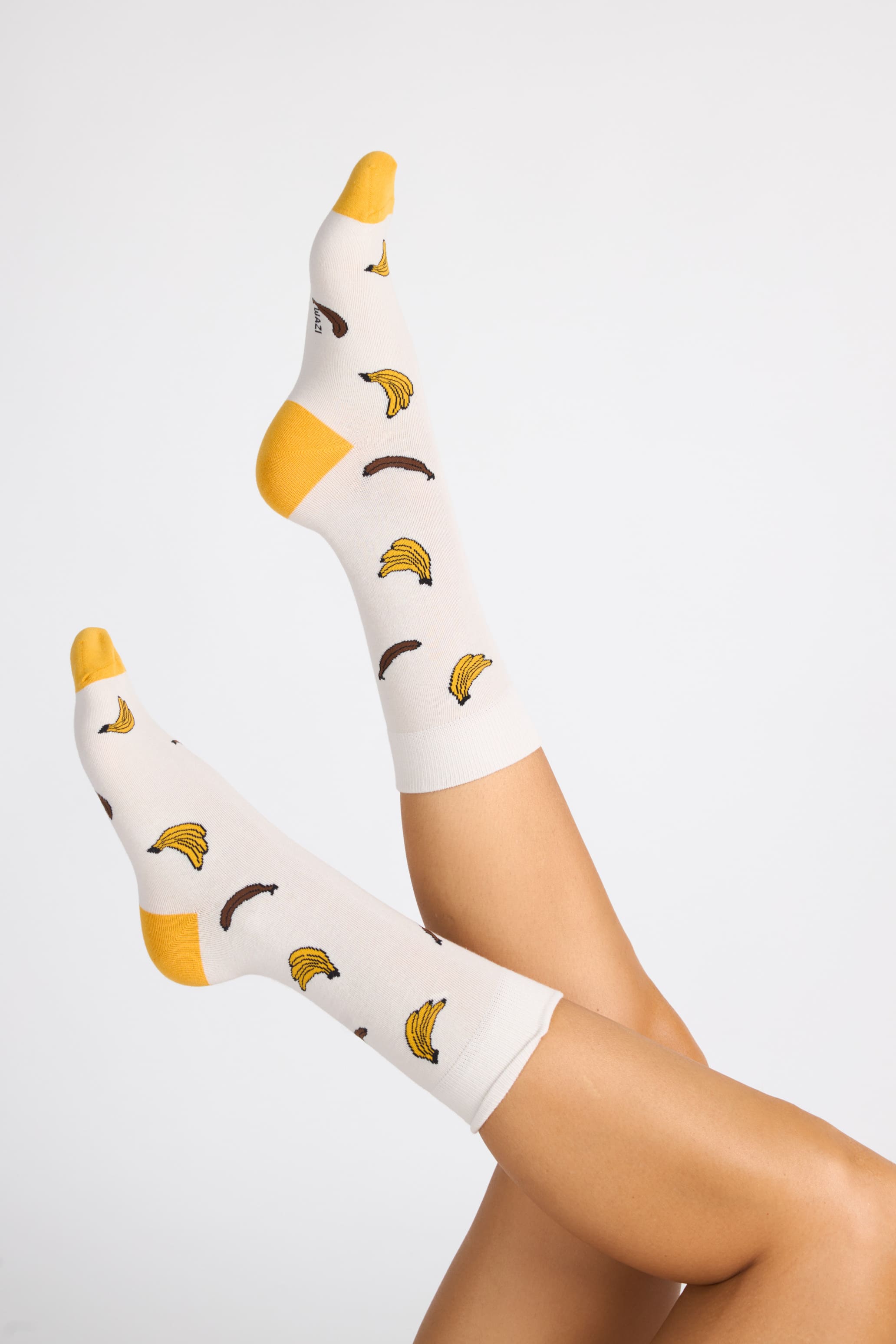 Calcetines antibacterianos estampado de plátano