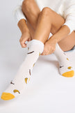Calcetines antibacterianos estampado de plátano